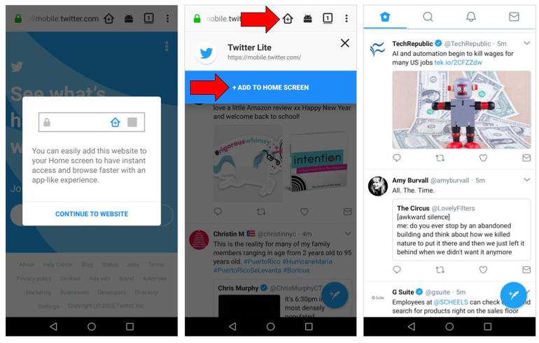 Progressive web app development example Progressive web app development example