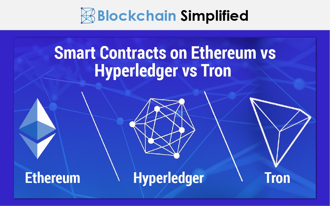 smart contracts on ethereum vs hyperledger vs tron main smart contracts on ethereum vs hyperledger vs tron main