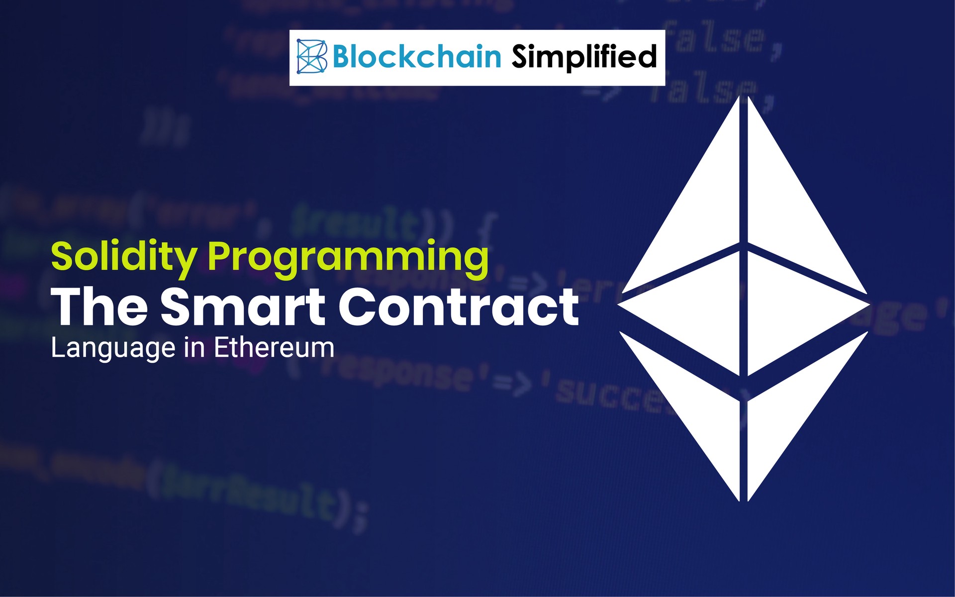 Solidity programming main Solidity programming main